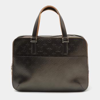 路易威登包评价, Louis Vuitton | Louis Vuitton Metallic Black Monogram Empreinte Leather Mat Malden商品图片 5.5折
