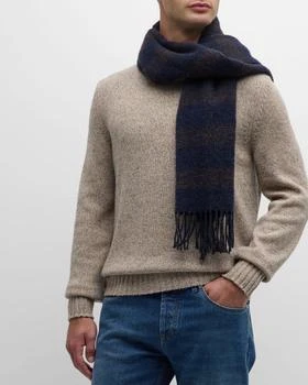 推荐Men's Tonal Check Scarf商品