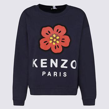 Kenzo | KENZO NAVY COTTON BOKE FLOWER SWEATSHIRT商品图片,7.3折
