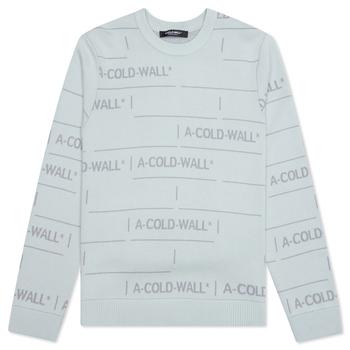 A-COLD-WALL* | A-Cold-Wall Chain Jacquard Knit - Ice Grey商品图片,