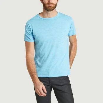 推荐Straight-cut rolled T-shirt RAIN VELVA SHEEN商品