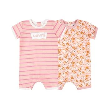 Levi's | Baby Girls Stripe Rompers, Pack of 2 5.9折