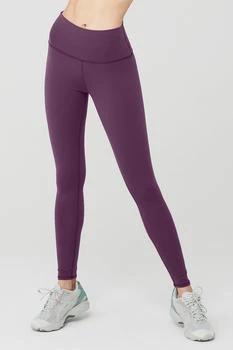 Alo | High-Waist Airbrush Legging - Dark Plum,商家Alo yoga,价格¥405