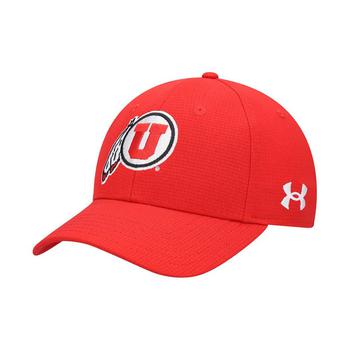 Under Armour | Men's Red Utah Utes Team Sideline Airvent Performance Adjustable Hat商品图片,
