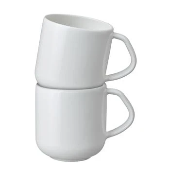 Denby | Porcelain classic white set of 2 large mugs,商家Harvey Nichols,价格¥325