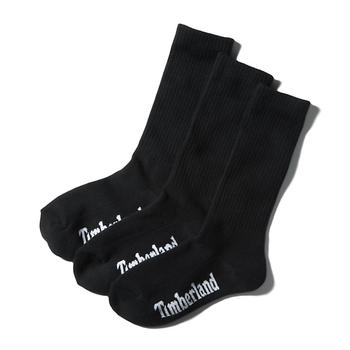 Timberland | 3-Pack Core Crew Socks for Women in Black商品图片,
