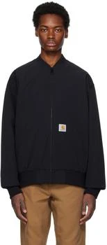 推荐Black Water-Repellent Bomber Jacket商品