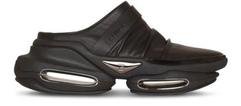 Balmain | B-Bold 褶裥皮革款穆勒运动鞋商品图片,额外9.5折, 额外九五折