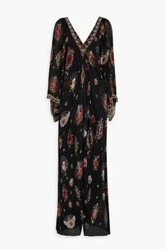 Camilla | Embellished printed silk-georgette maxi dress 5.5折