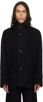 Lemaire | Black Boxy Coat 