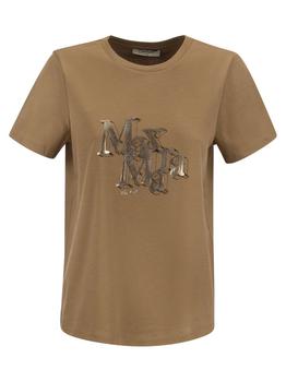 商品Max Mara | 'S Max Mara Logo Printed Crewneck T-Shirt,商家Cettire,价格¥626图片