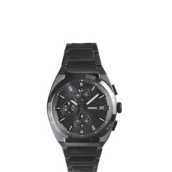 推荐Everett FS5797 Elegant Japanese Movement Fashionable Chronograph Black Stainless Steel Watch ONE SIZE商品