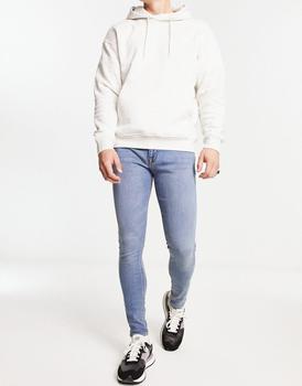 ASOS | ASOS DESIGN power stretch jeans in light wash blue商品图片,