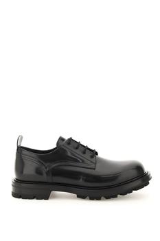Alexander McQueen | Alexander Mcqueen Brushed Leather Lace Up Shoes商品图片,6.1折