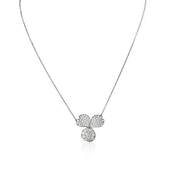 Tiffany & Co. | Tiffany Paper Flowers Pave Diamond Flower Pendant商品图片,6.9折