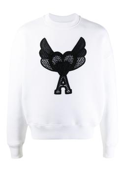 ami短袖真假, AMI | LACE AMI DE COEUR SWEATSHIRT商品图片 6折