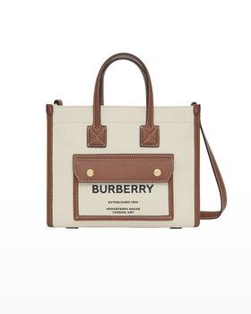 burberry tote, Burberry | Canvas Logo Top Handle Tote Bag商品图片 