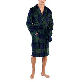 Club Room | Men's Plush Pajama Robe, Created for Macy's商品图片 5折