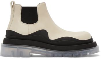 bottega veneta tire, Bottega Veneta | Off-White Low 'The Tire' Chelsea Boots商品图片 