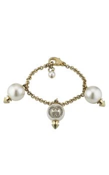 推荐Interlocking G Bracelet with Pearls商品