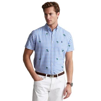 商品Ralph Lauren | Men's Classic-Fit Palm Tree Oxford Shirt,商家Macy's,价格¥279图片