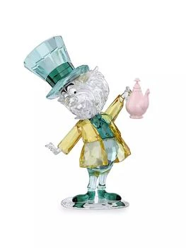 Swarovski | Alice In Wonderland Mad Hatter Crystal Figurine,商家Saks Fifth Avenue,价格¥3226