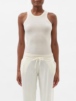 Lisa Yang | Addison ribbed cashmere tank top商品图片,