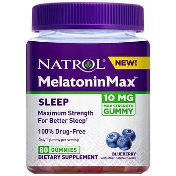 Natrol | MelatoninMax 10mg Sleep Support Gummies,商家Walgreens,价格¥174