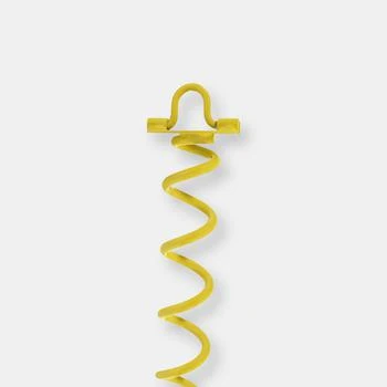 Sunnydaze Decor | 16" Powder-Coated Steel Yellow Spiral Anchor/Stake for Tarps and Tents,商家Verishop,价格¥130