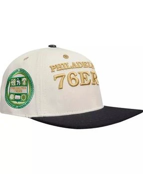 Pro Standard | Men's Cream, Black Philadelphia 76ers Album Cover Snapback Hat,商家Macy's,价格¥300