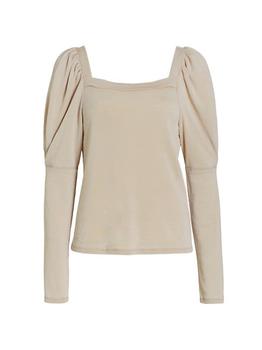 Splendid | Josephine Puff-Sleeve Sweatshirt商品图片,3.5折