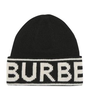 Burberry | Logo cashmere beanie商品图片,