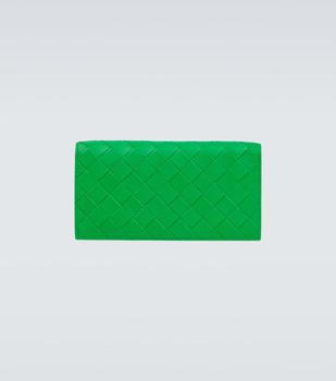 Bottega Veneta | 编织皮革钱包商品图片,