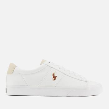 推荐Polo Ralph Lauren Men's Sayer Canvas Low Top Trainers - White商品