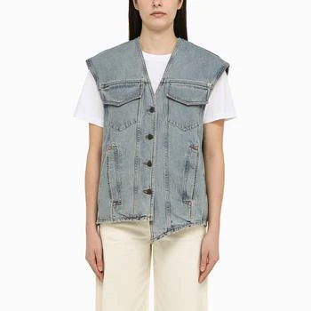 Margaux Lönnberg | Asymmetrical Kaia denim waistcoat,商家The Double F,价格¥2467