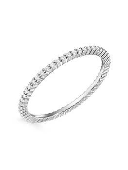 Melissa Kaye | Sadie 18K White Gold & 0.25 TCW Diamond Eternity Band,商家Saks Fifth Avenue,价格¥15880