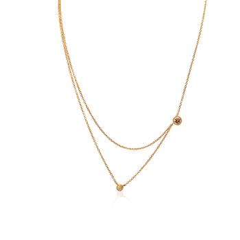 商品Diamanti Per Tutti Fusion Yellow Gold Double-strand Necklace图片