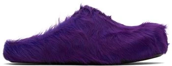 Marni | Purple Fussbett Sabot Loafers 
