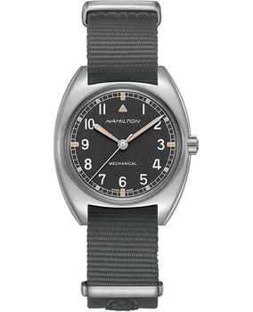 汉密尔顿是什么牌子, Hamilton | Hamilton Khaki Pilot Pioneer Black Dial Nylon Strap Men's Watch H76419931商品图片 6.9折
