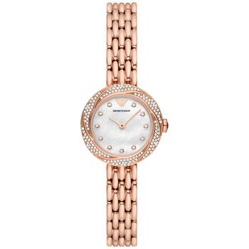 Emporio Armani | Women's Rosa Rose Gold-Tone Stainless Steel Bracelet Watch 26mm商品图片,额外7.5折, 额外七五折