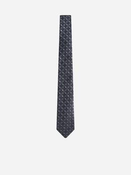 推荐Geometric motif silk tie商品