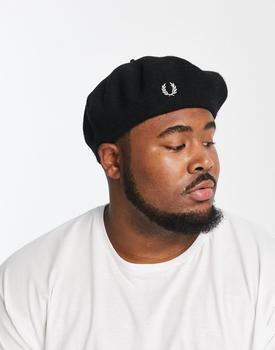 fred perry好不好, Fred Perry | Fred Perry beret in black商品图片 7.5折