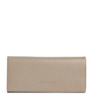 Longchamp | Leather Le Foulonné Continental Wallet 