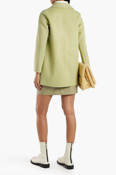 商品Theory | Wool and cashmere-blend felt coat,商家THE OUTNET US,价格¥1846图片