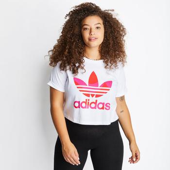 adidas plus, Adidas | adidas Marimekko Trefoil Infill Cropped T-shirt (Plus Size) - Women T-Shirts商品图片 3.9折