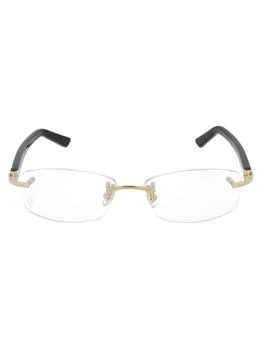Cartier | Cartier Rimless Rectangular Frame Glasses 7.1折