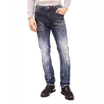推荐Men's Modern Oiled Denim Jeans商品