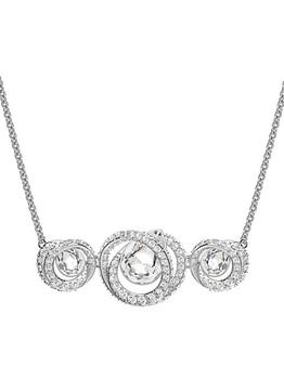 商品Swarovski | Generation Rhodium-Plated & Crystal Pendant Necklace,商家Saks Fifth Avenue,价格¥1412图片