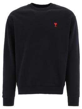 ami卫衣正品, AMI | Ami Alexandre Mattiussi Men's Black Other Materials Sweatshirt商品图片 
