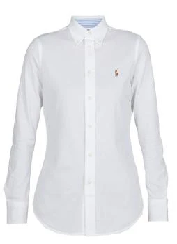 推荐Polo Ralph Lauren Logo Embroidered Buttoned Shirt商品